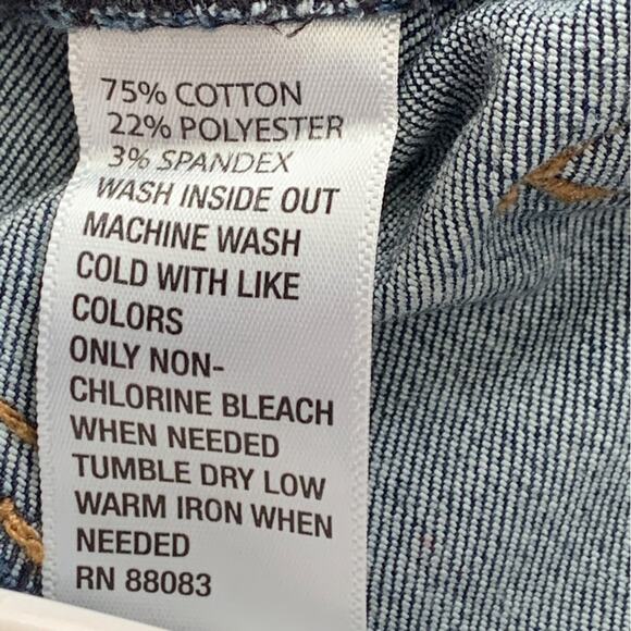 Kaari Blue Jeans Button Fly High Rise Frayed Hem Skinny Ankle Jeans Size 14 NEW - Picture 11 of 14